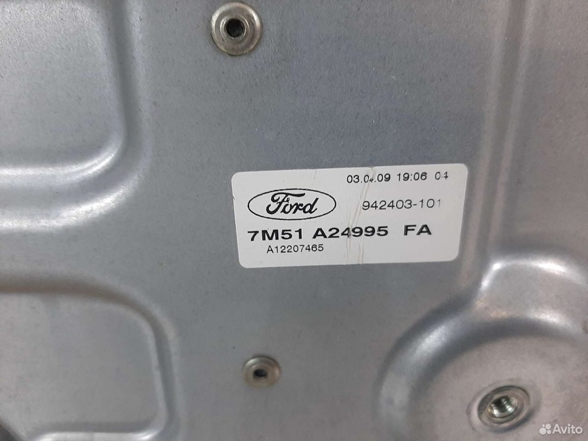 Стеклоподъёмник задний левый Ford Focus 2 2010 — фото 4