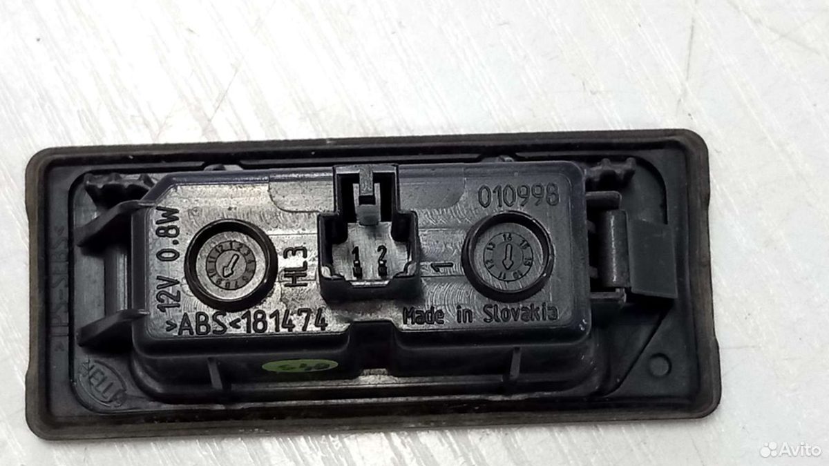 Подсветка номера Audi A6 C7 — фото 3