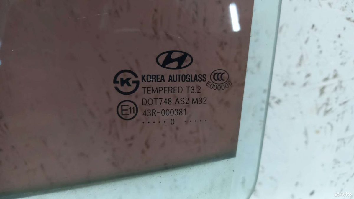 Стекло заднее левое Hyundai Tucson 2 — фото 3
