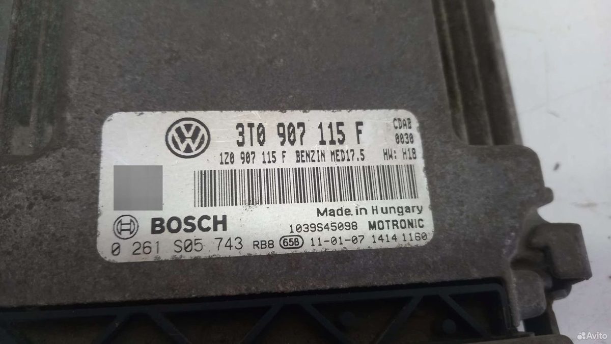Эбу двигателя 1.8 cdab МКПП Skoda Octavia A5 — фото 4