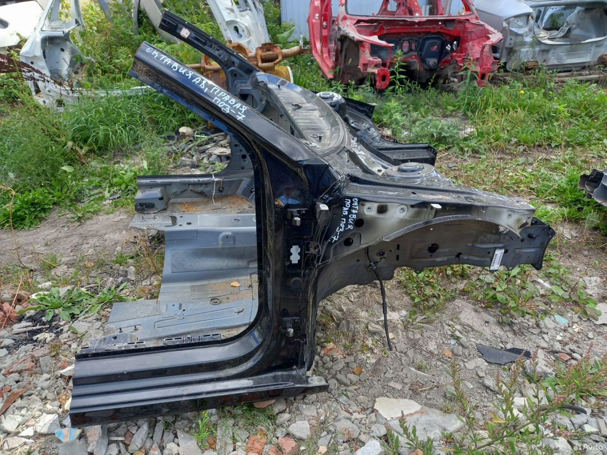 Лонжерон передний правый Skoda Octavia A8 2022 г