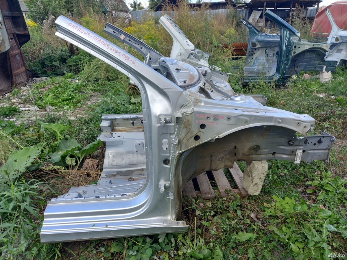 Лонжерон передний правый Skoda Octavia A8 2021 г