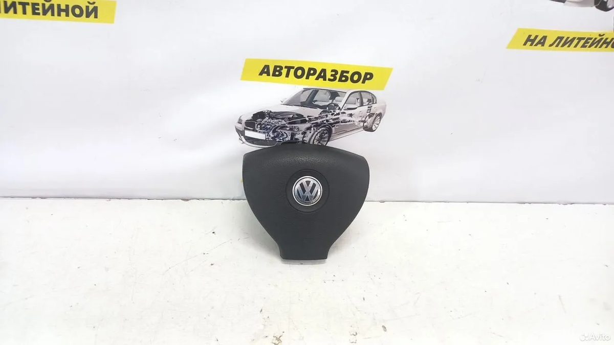 Подушка безопасности в руль Volkswagen Tiguan 1