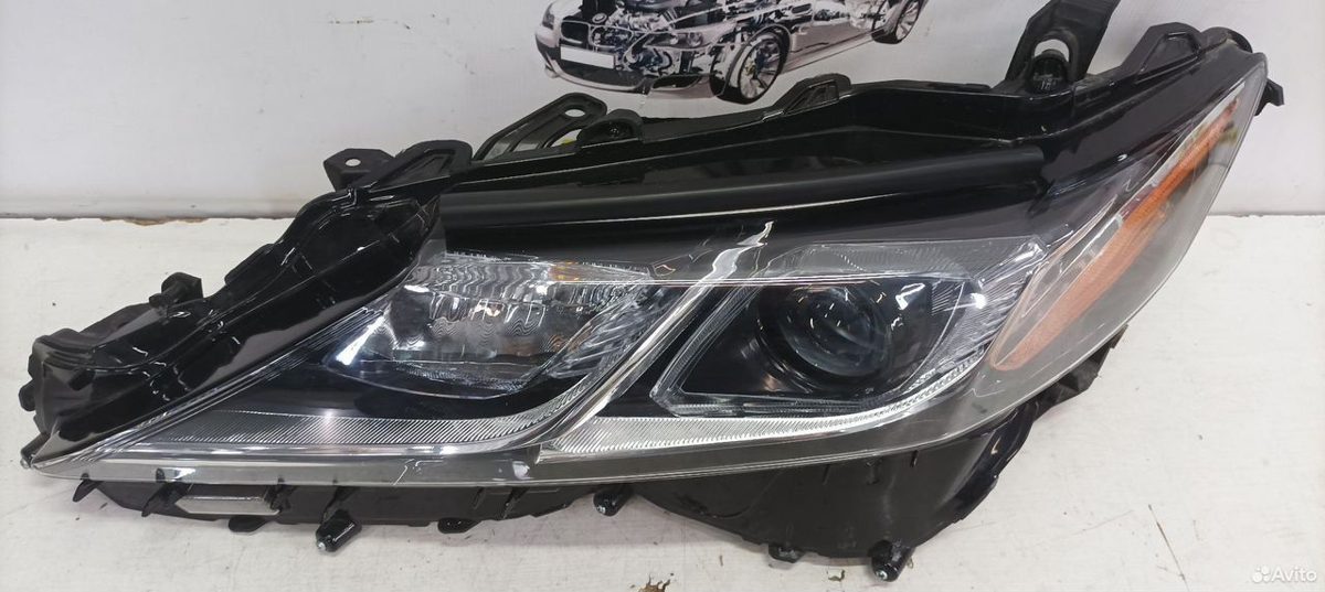 Фара левая LED Toyota Camry XV70 USA — фото 2