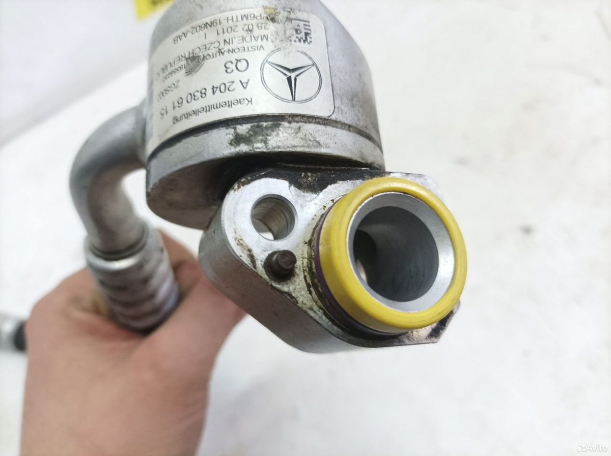 Трубка кондиционера Mercedes Benz W204 M271 — фото 4