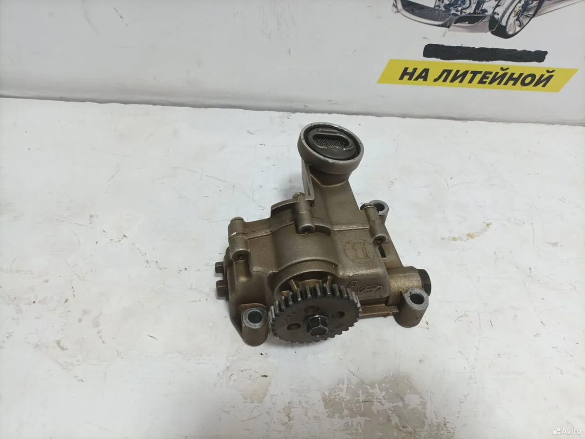 Насос масляный G4KD Hyundai Kia — фото 4