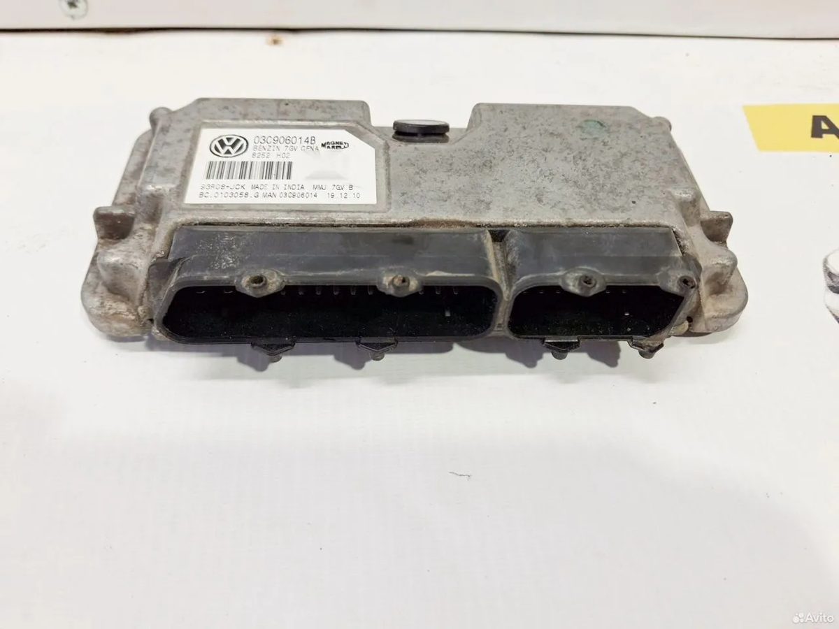 Эбу двигателя 1.6 CFN Volkswagen Polo 5 03C906014B — фото 2