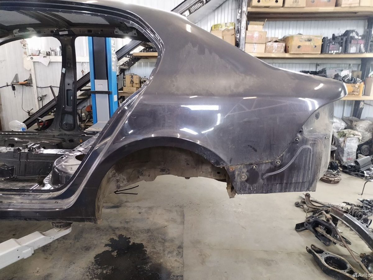 Крыло заднее левое Skoda Superb 2 — фото 2