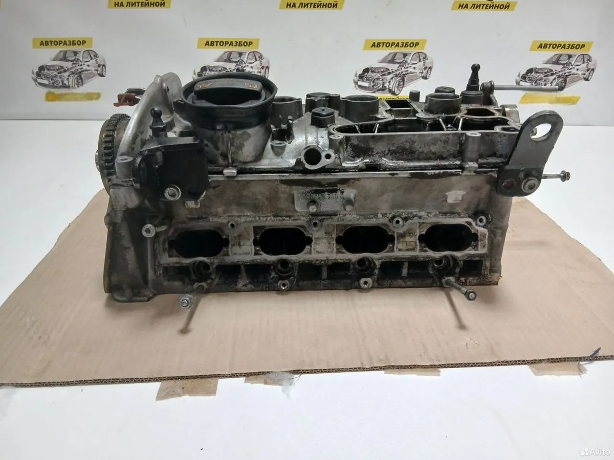 Головка блока цилиндров 1.8 CDA Skoda Superb 2 — фото 3
