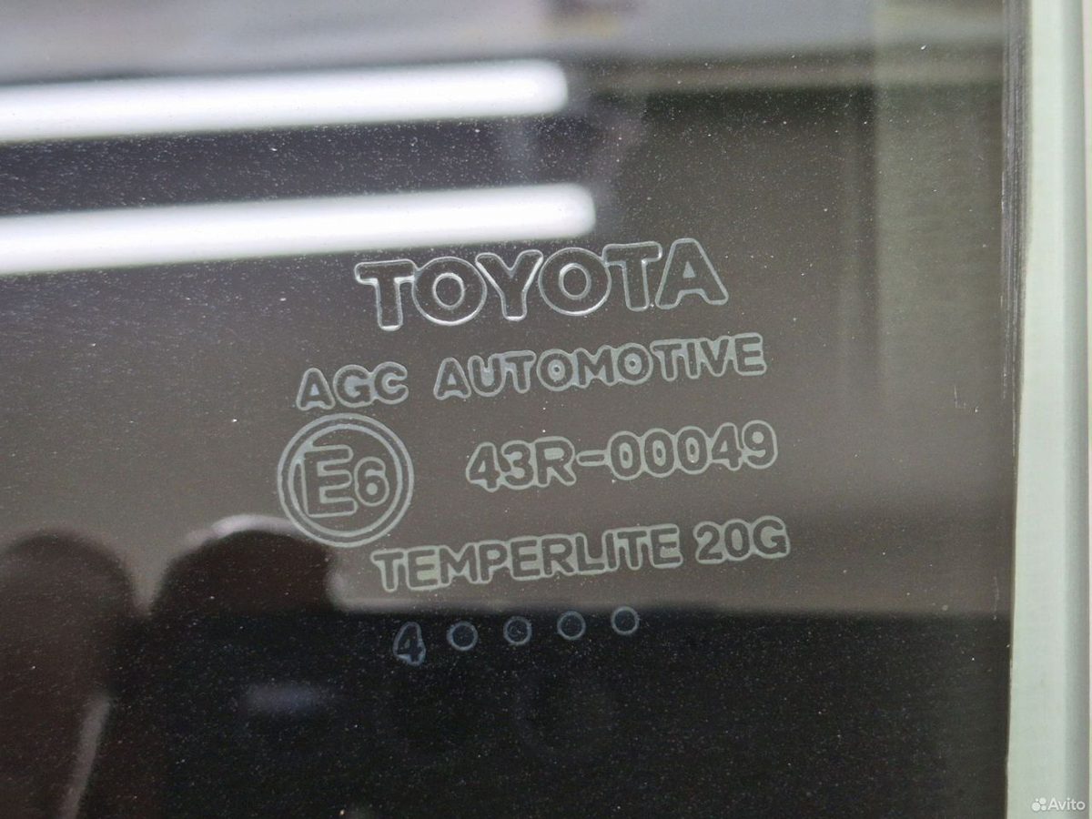 Стекло двери заднее левое Toyota Camry XV50 — фото 7
