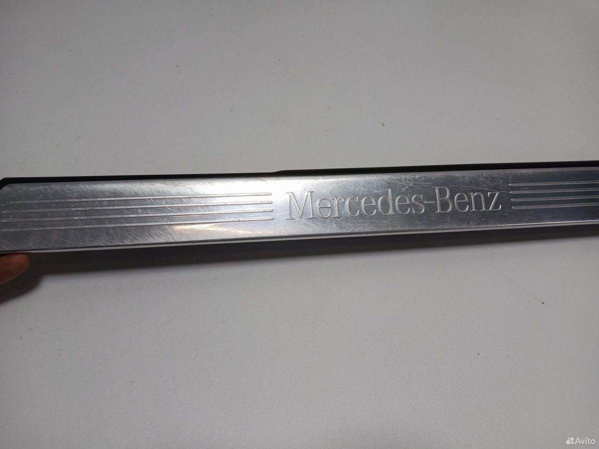 Накладка порога передняя левая Mercedes-Benz W221 — фото 2